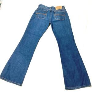 W2K Junior's Express Precision Fit Boot Cut Blue Jeans Cotton Blend Size 1/2-S